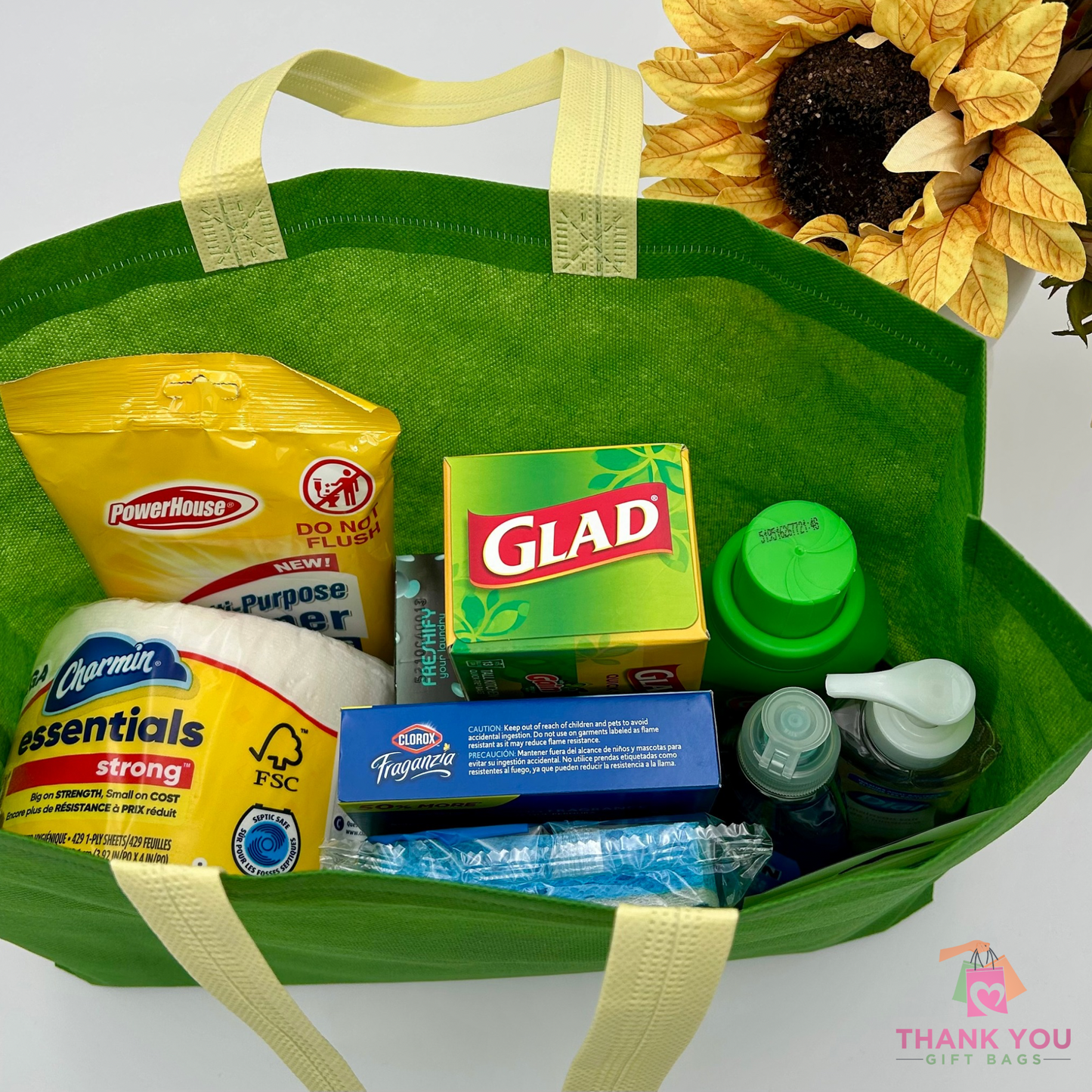 Home Essentials Thank You Gift Bag Set – Thoughtful Housewarming Care Package
