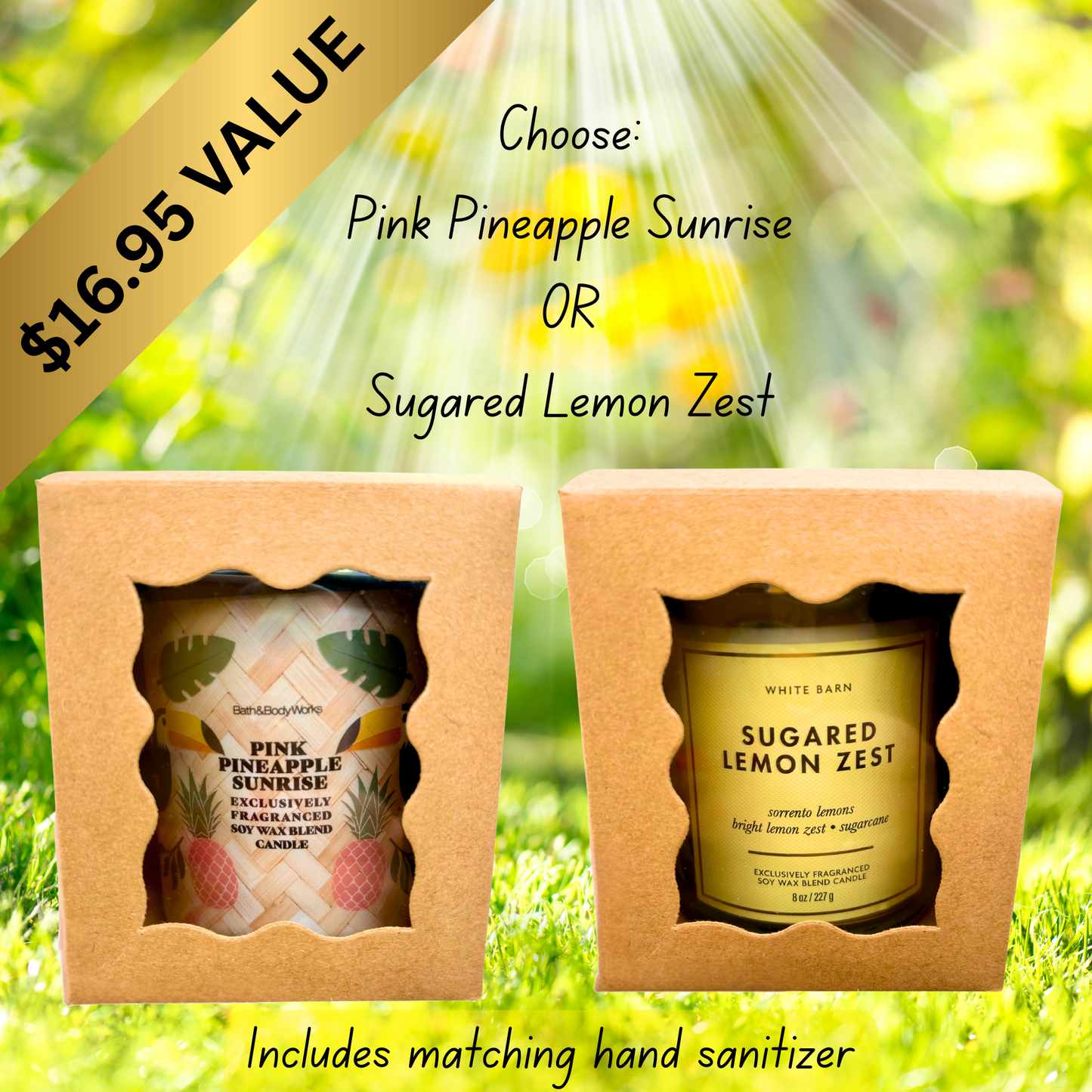 18-Piece Luxe Gift Box – Includes Pop-Up Flower Bouquet, Premium Candle, Insulated Tote, and Spa Self-Care Essentials