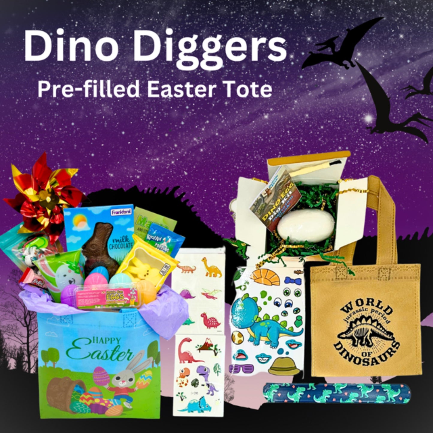 Dino Digger Easter Bag – Fossils, Tools & Prehistoric Fun