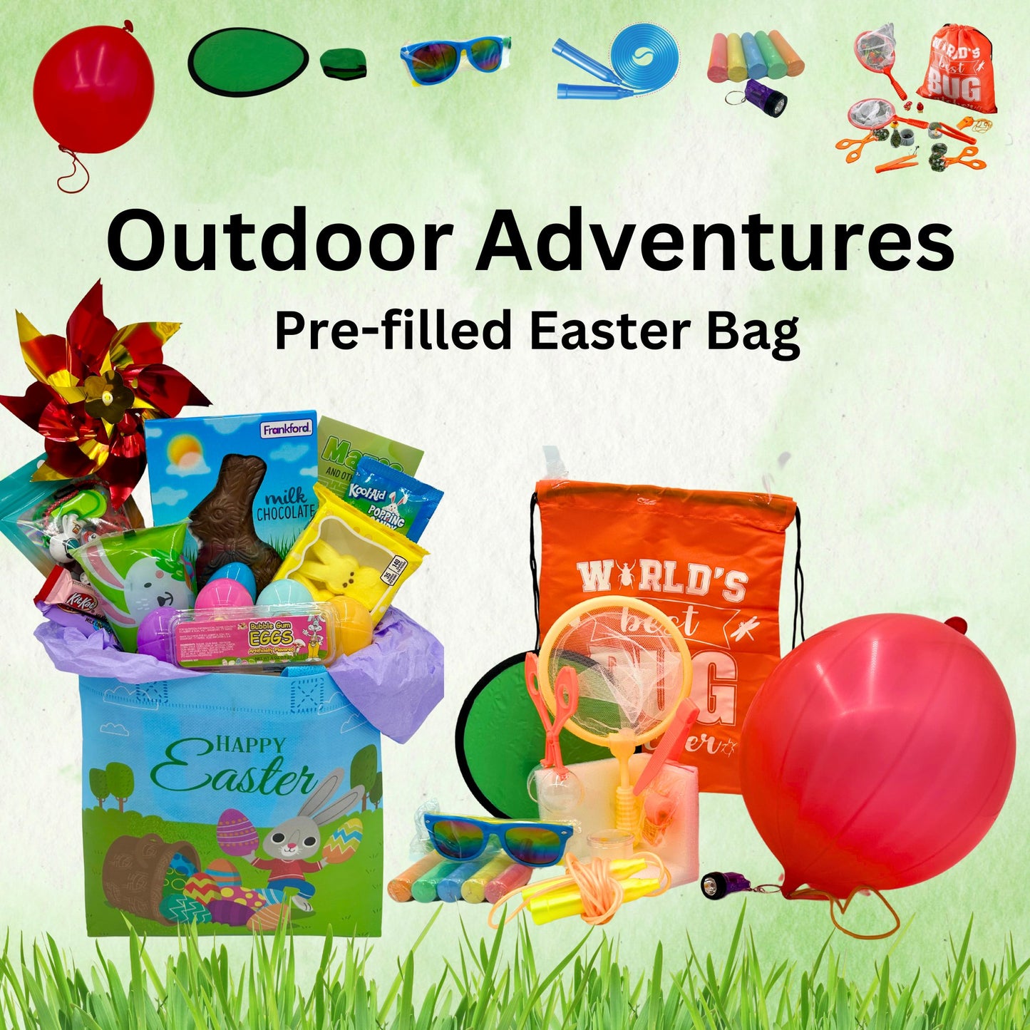 Outdoor Adventure Easter Bag – Explore, Discover & Hop Outside
