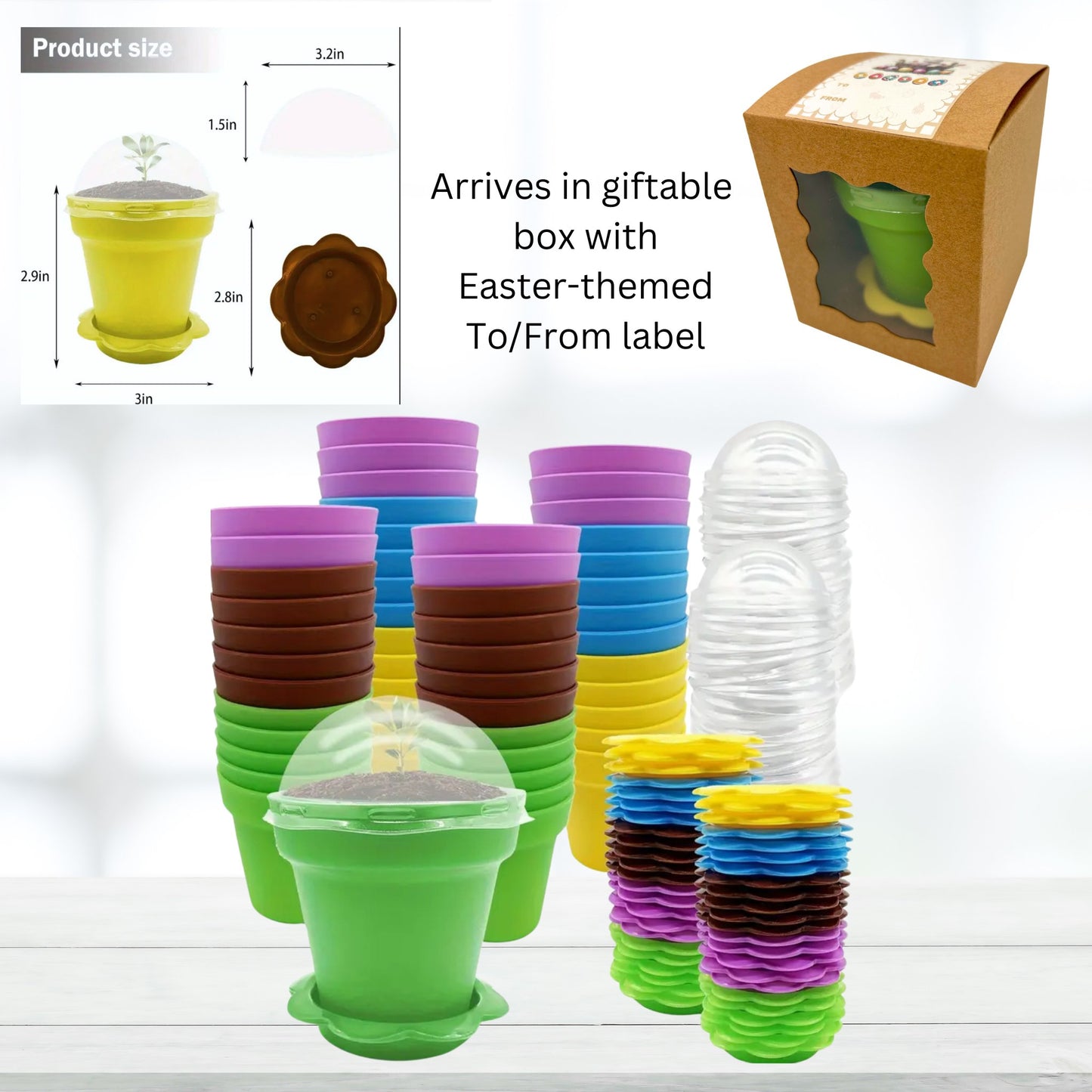 Children’s Garden Planter – Easter Planting Kit for Kids