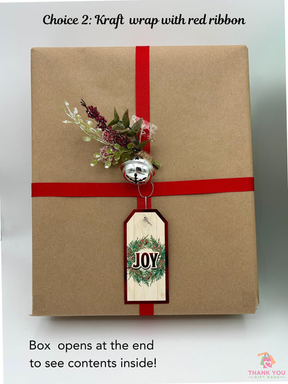 Bible Cover Gift Set for Women Christian Gift Box with Yankee Candle and Faith Items