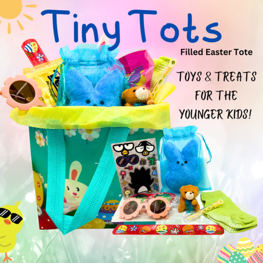 DECHISY Easter Gift Bags - Party Favor Bags For Easter Egg Hunt & Celebrations