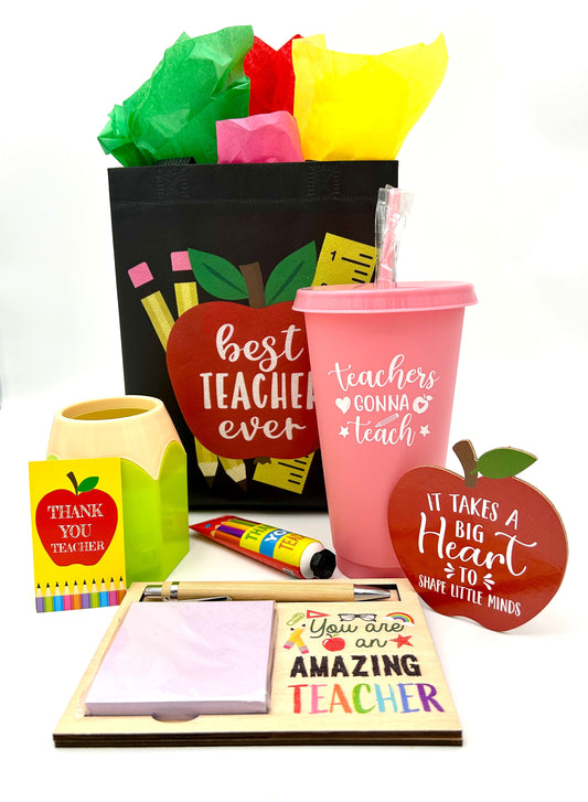 Teacher Thank You Gift Set – Filled Appreciation Bag, Ready to Give